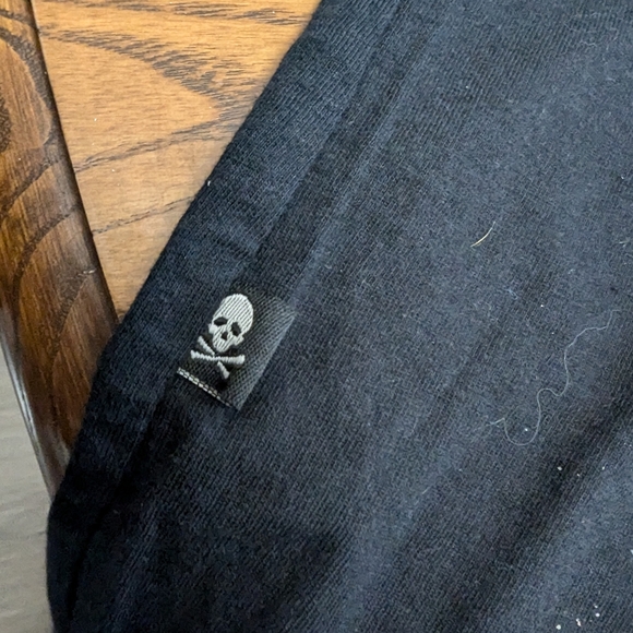 COPY - Y2K vintage tee shirt . graphics of dragons sitting on a cross. Metallic… - Picture 7 of 8